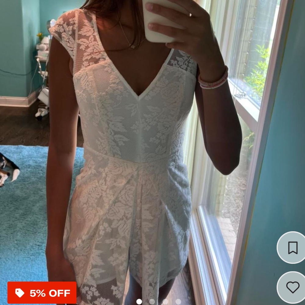 never worn BCBG lace romper